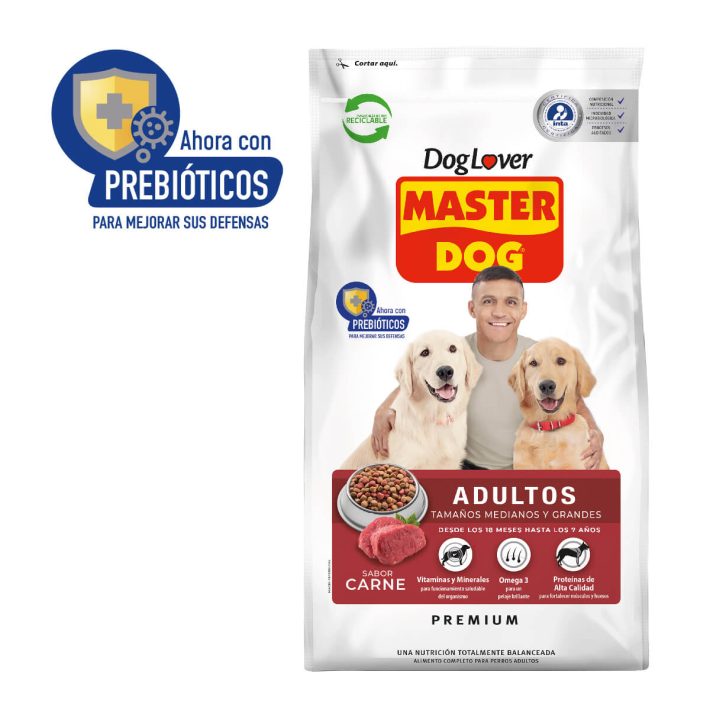 Master Dog Adulto Carne 18k.