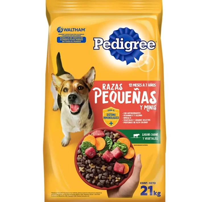 Pedigree Adulto Razas Pequeñas 21k.