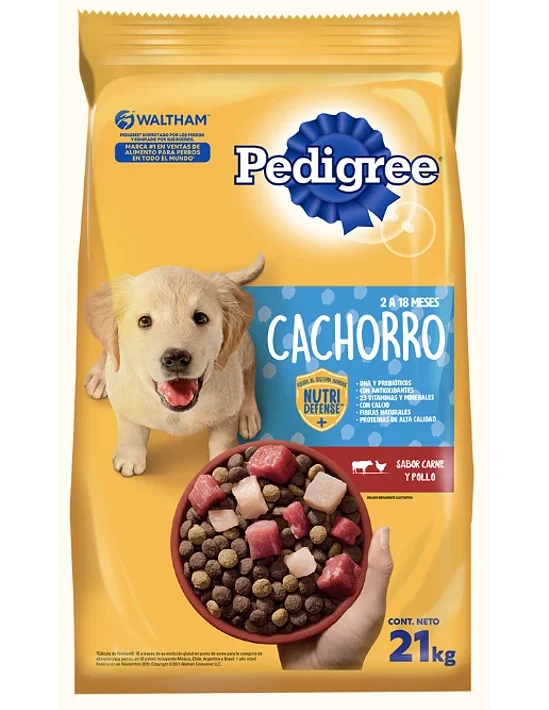 Pedigree Cachorro 21k.