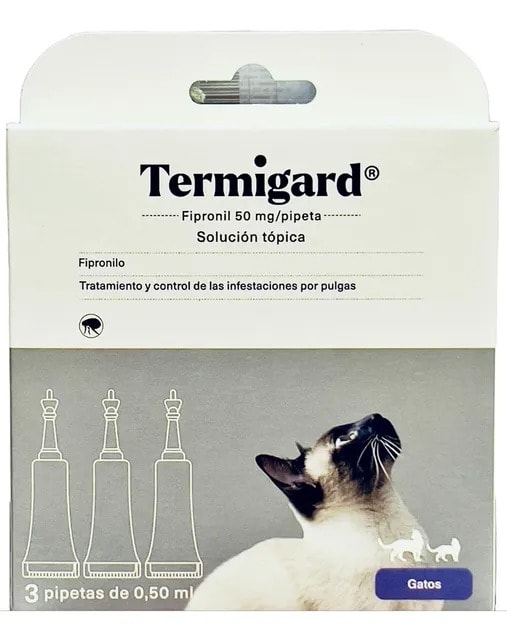 Termigard Fipronil 0,5 ml Tres Unidades Para Gatos