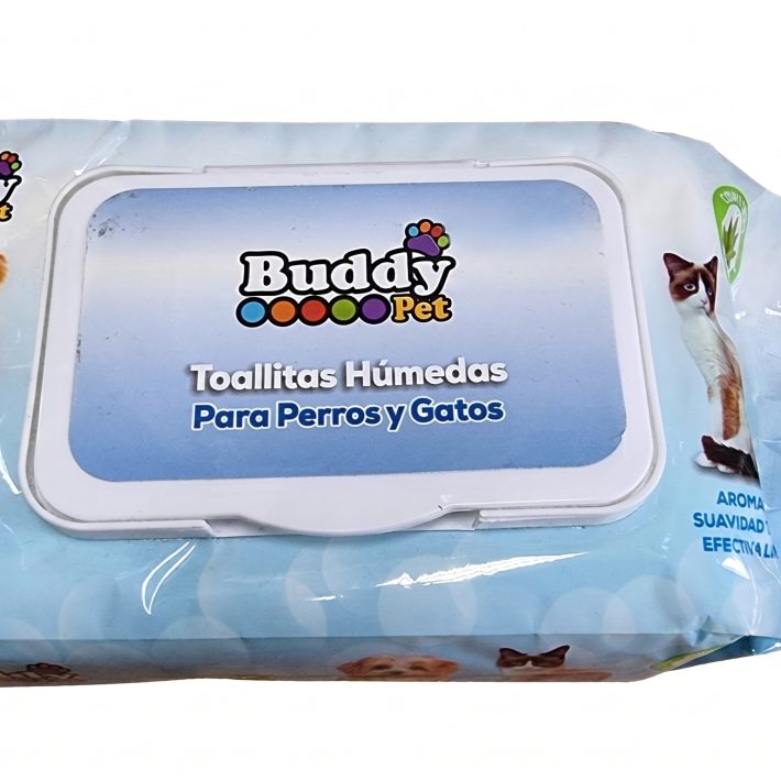 Toallas Húmedas Buddy Pet 80 uni.