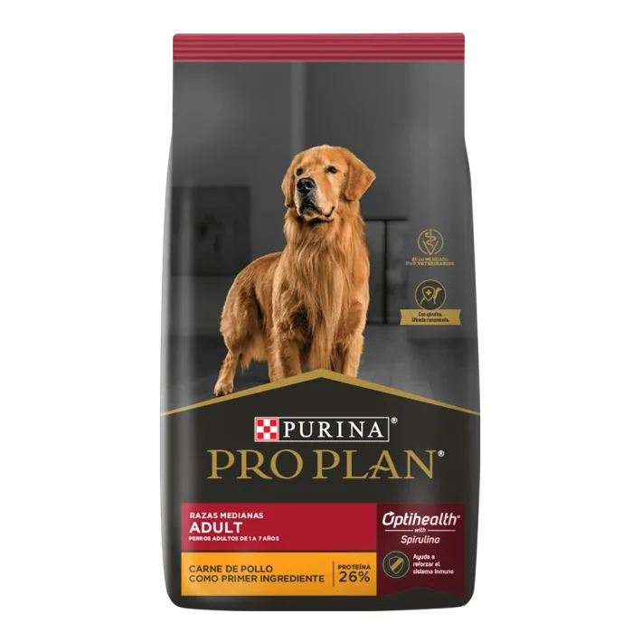 Purina Pro Plan Adulto Raza Mediana 12k.